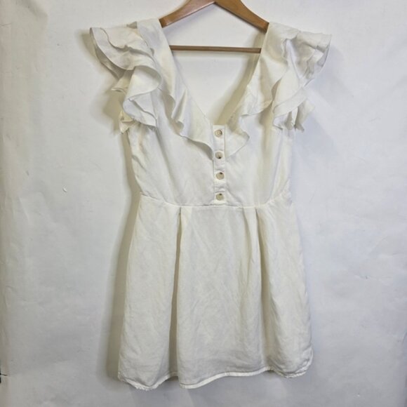 Privacy Please Dresses & Skirts - Privacy Please Butterfly sleeves  v neck mini dress